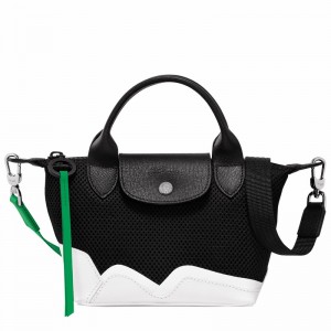 Torebka Longchamp Le Pliage Collection XS Damskie Czarne Polska | L1500HFF001