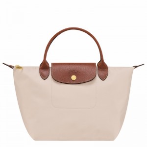 Torebka Longchamp Le Pliage Original S Damskie Białe Polska | L1621089P71