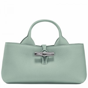 Torebka Longchamp Le Roseau S Damskie Celadon Polska | 10280HFP282