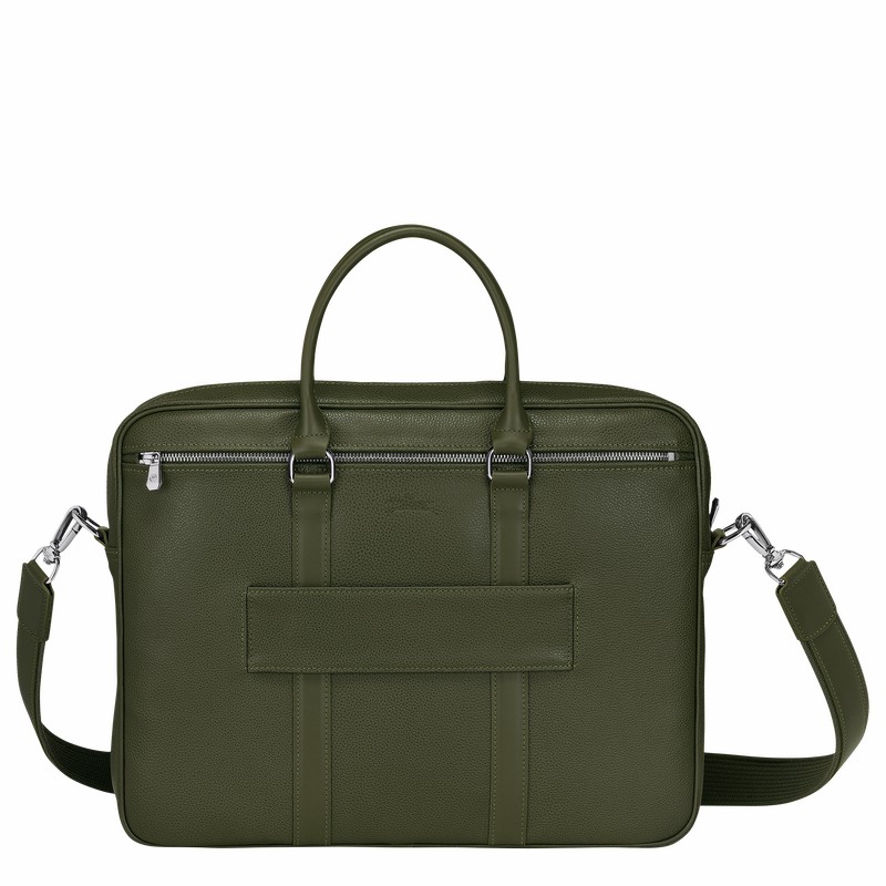 Aktówka Longchamp Le FOULONNÉ S Damskie Khaki Polska | L2122021A23