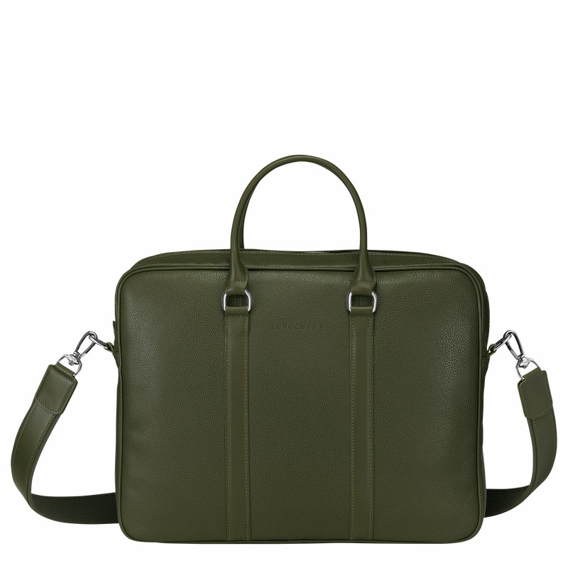 Aktówka Longchamp Le FOULONNÉ S Damskie Khaki Polska | L2122021A23