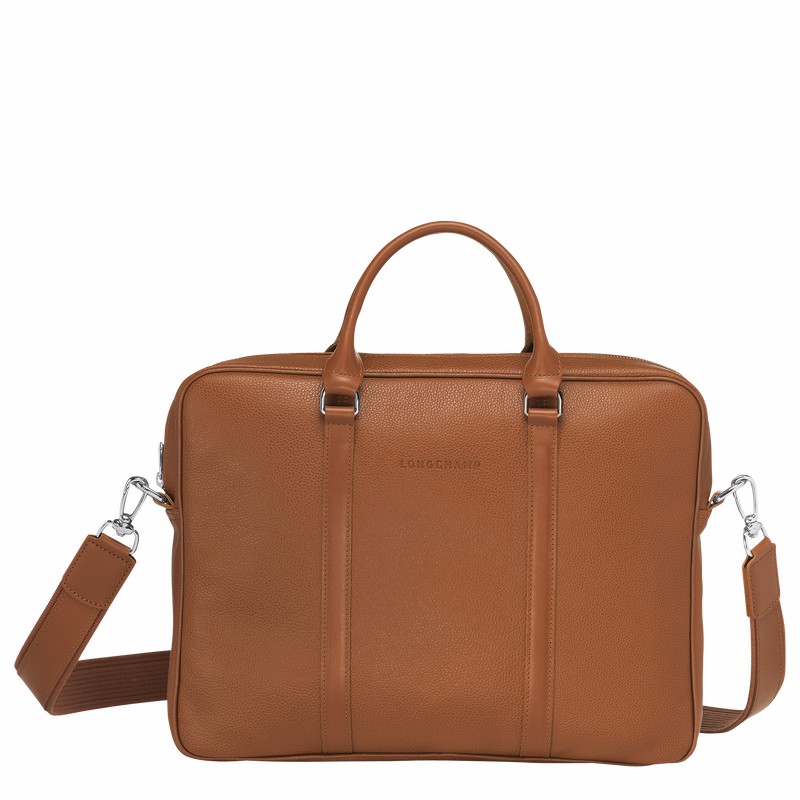 Aktówka Longchamp Le FOULONNÉ XS Damskie Caramel Polska | L2121021F72