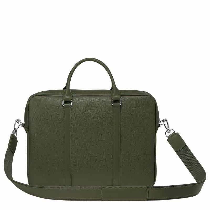 Aktówka Longchamp Le FOULONNÉ XS Damskie Khaki Polska | L2121021A23