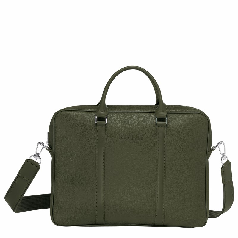 Aktówka Longchamp Le FOULONNÉ XS Damskie Khaki Polska | L2121021A23