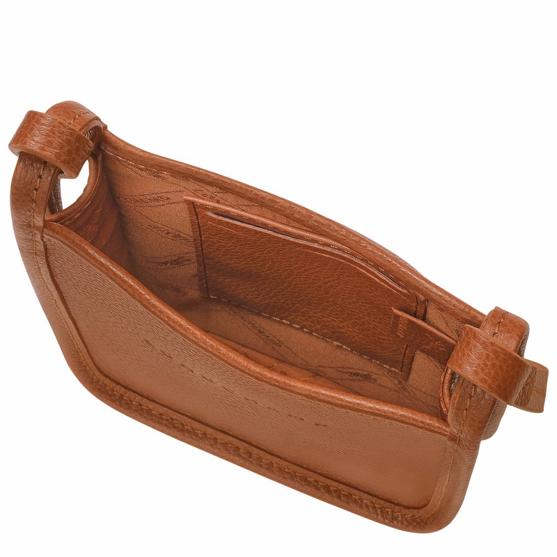 Etui Longchamp Le FOULONNÉ Damskie Caramel Polska | 34200021121