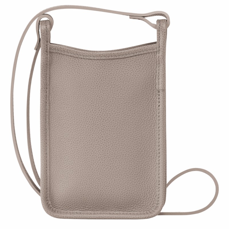 Etui Longchamp Le FOULONNÉ Damskie Szare Polska | 34200021P55