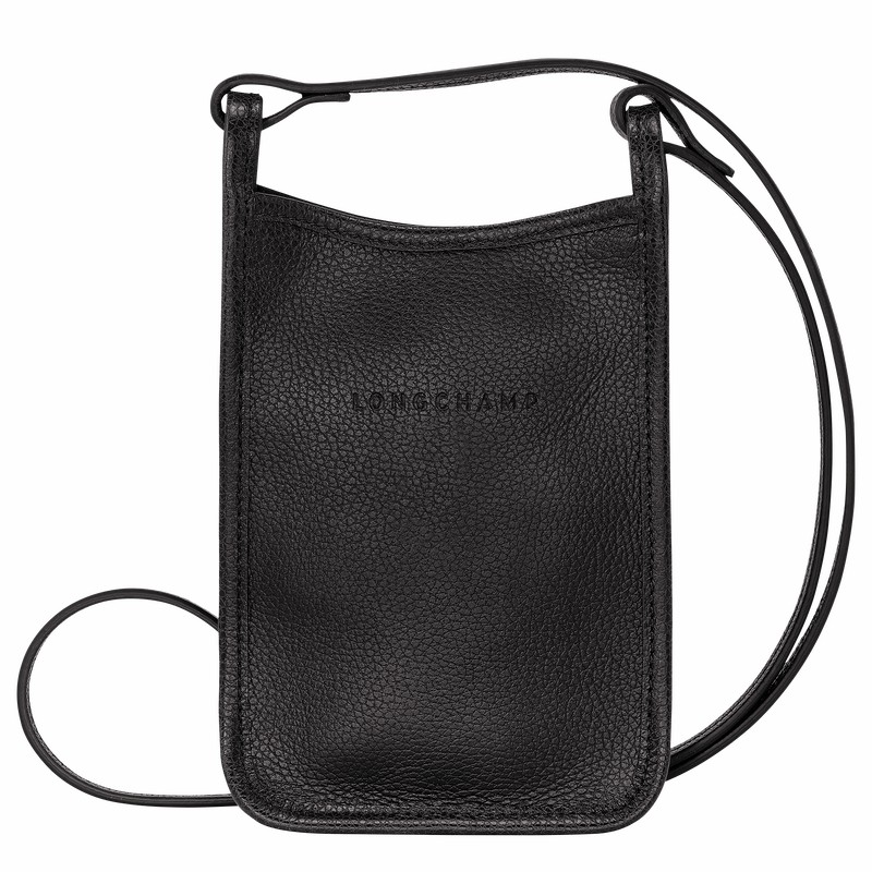 Etui Longchamp Le FOULONNÉ Męskie Czarne Polska | 34200021001-