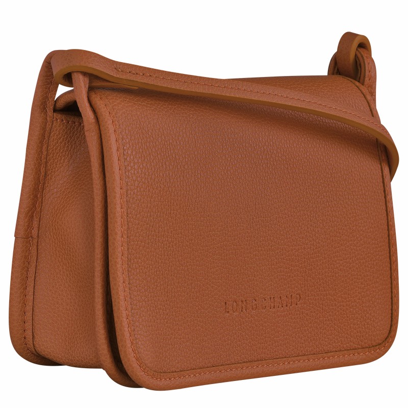 Kopertówka Longchamp Le FOULONNÉ XS Damskie Caramel Polska | 10133021121