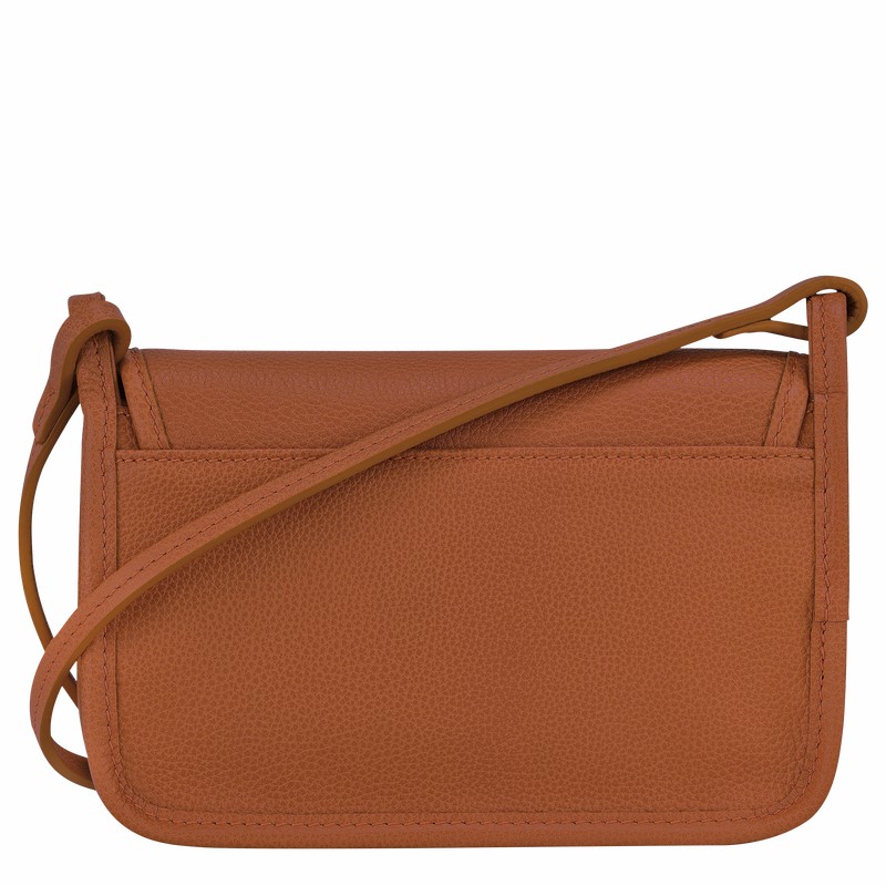 Kopertówka Longchamp Le FOULONNÉ XS Damskie Caramel Polska | 10133021121