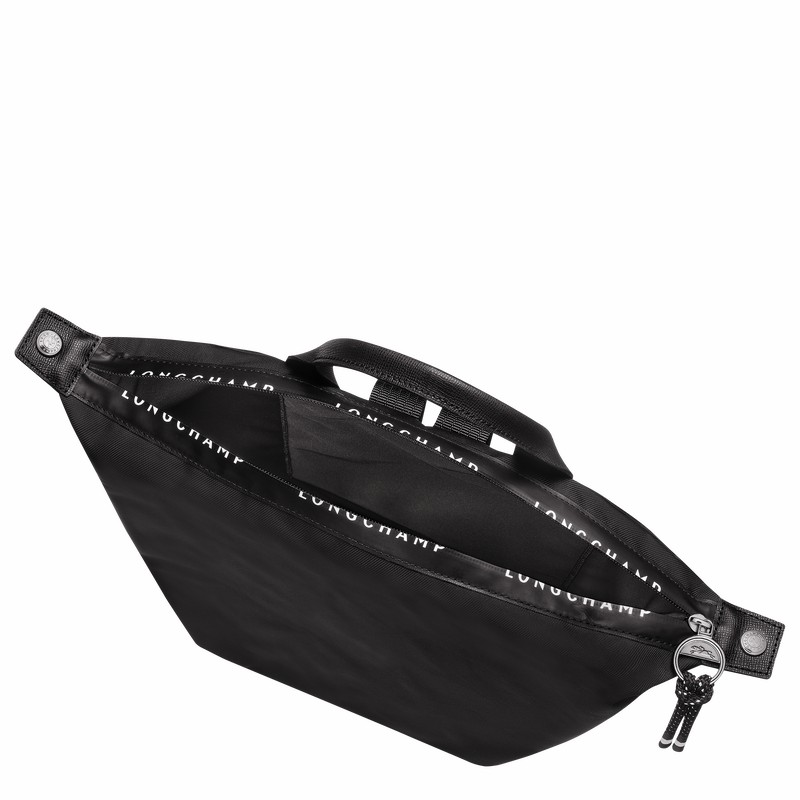 Plecaki Longchamp Le Pliage Energy L Damskie Czarne Polska | 10166HSR001