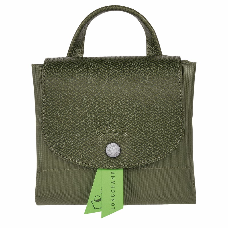 Plecaki Longchamp Le Pliage Green M Damskie Zielone Polska | L1699919479