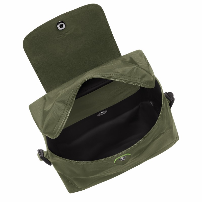 Plecaki Longchamp Le Pliage Green M Damskie Zielone Polska | L1699919479