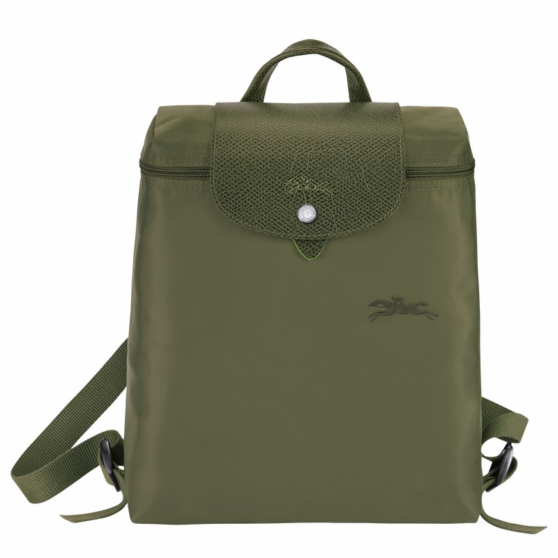 Plecaki Longchamp Le Pliage Green M Damskie Zielone Polska | L1699919479