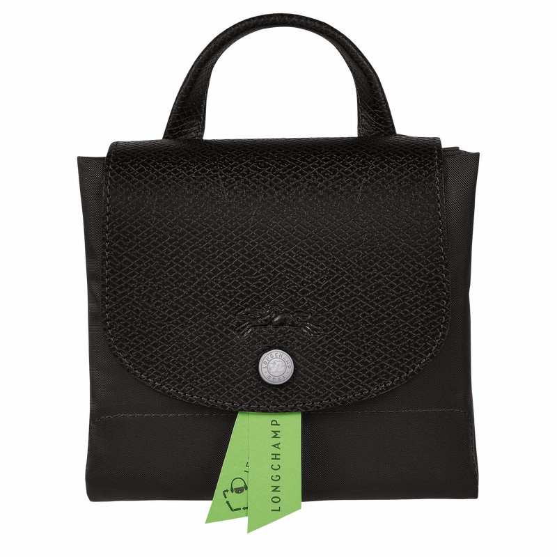 Plecaki Longchamp Le Pliage Green M Męskie Czarne Polska | L1699919001-