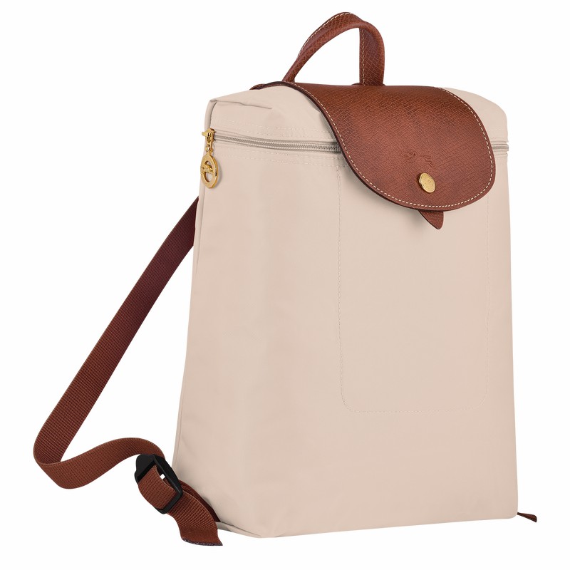 Plecaki Longchamp Le Pliage Original M Męskie Białe Polska | L1699089P71-