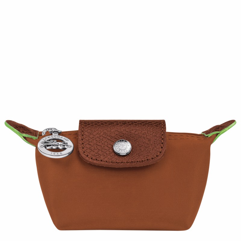 Portmonetki Longchamp Le Pliage Green Damskie Brązowe Polska | 30016919504