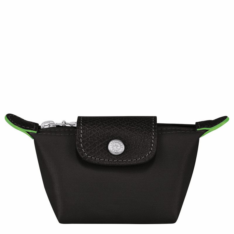 Portmonetki Longchamp Le Pliage Green Męskie Czarne Polska | 30016919001-