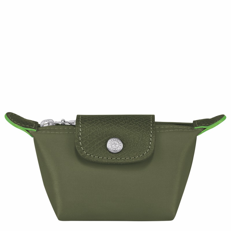 Portmonetki Longchamp Le Pliage Green Męskie Zielone Polska | 30016919479-