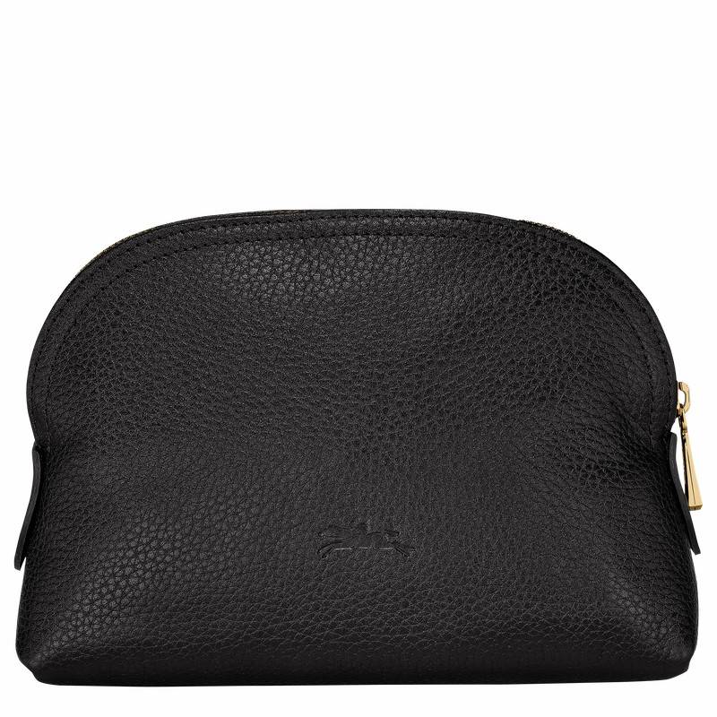 Pouches Longchamp Le FOULONNÉ Damskie Czarne Polska | L2527021001