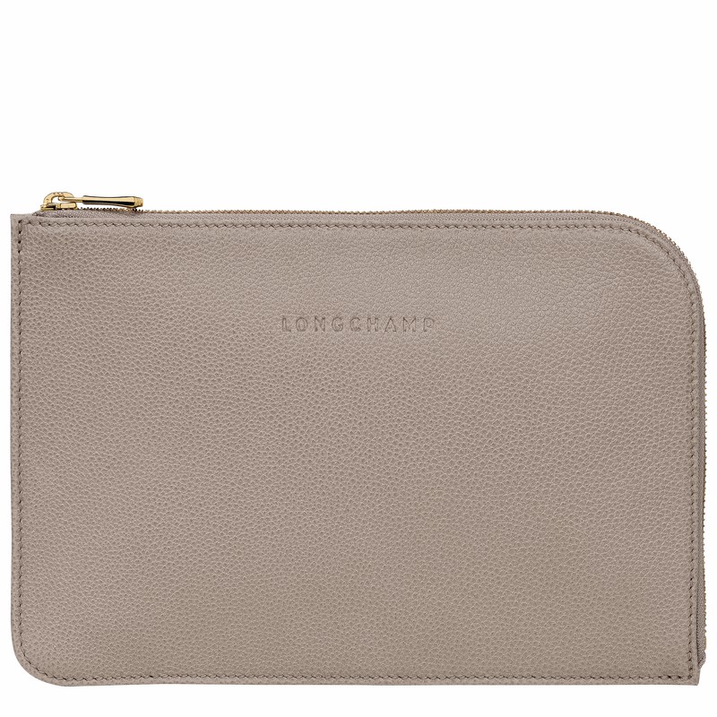 Pouches Longchamp Le FOULONNÉ Damskie Szare Polska | 30040021P55