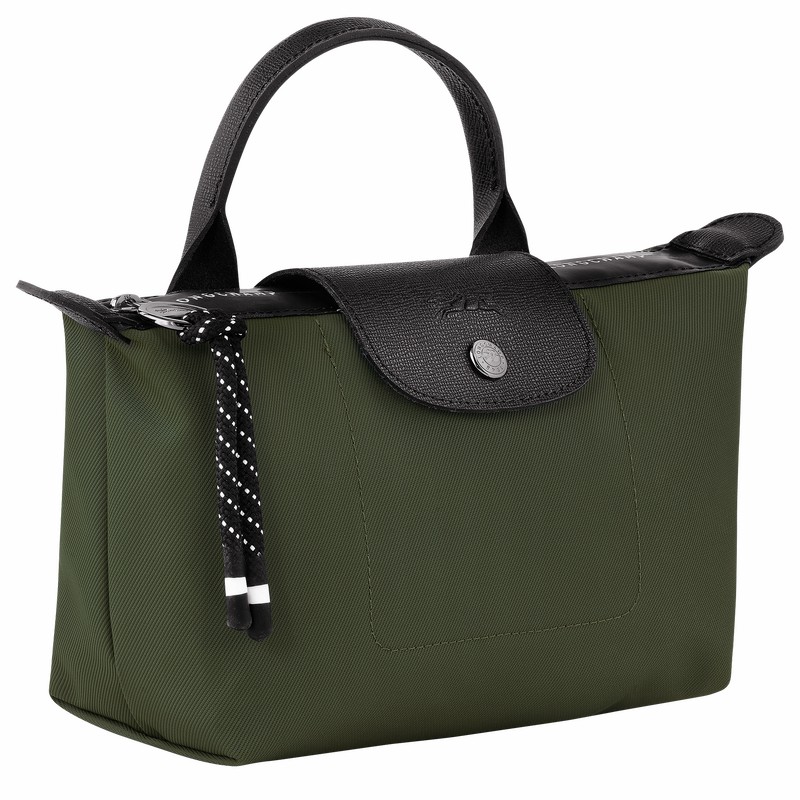 Pouches Longchamp Le Pliage Energy Damskie Khaki Polska | 30030HSR892