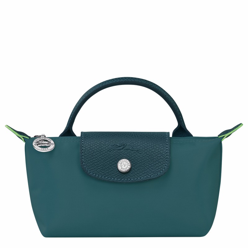 Pouches Longchamp Le Pliage Green Damskie Paw Polska | 34175919P89