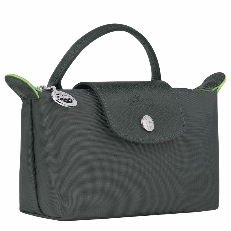 Pouches Longchamp Le Pliage Green Damskie Jasny Szare Polska | 34175919P66