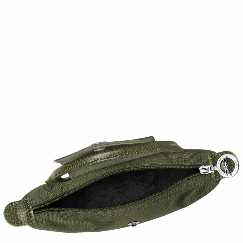 Pouches Longchamp Le Pliage Green Męskie Zielone Polska | 34175919479-