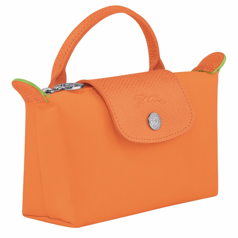 Pouches Longchamp Le Pliage Green Męskie Pomarańczowe Polska | 34175919P54-