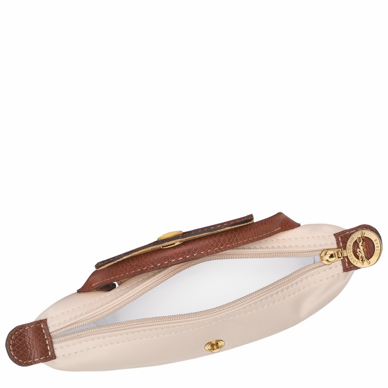 Pouches Longchamp Le Pliage Original Damskie Białe Polska | 34175089P71