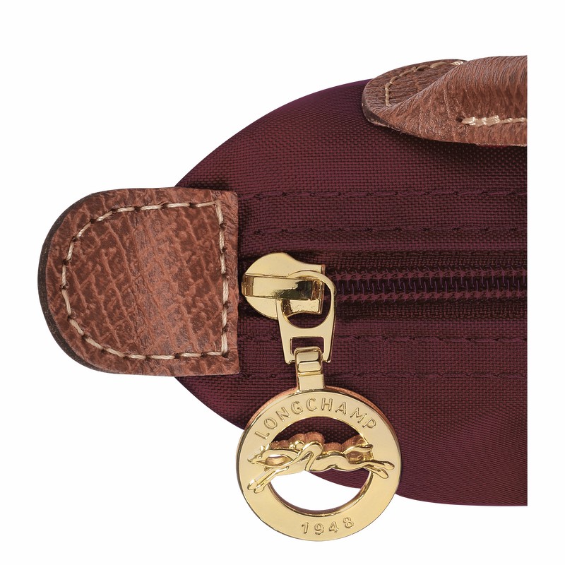 Pouches Longchamp Le Pliage Original Damskie Bordowe Polska | 34175089P87