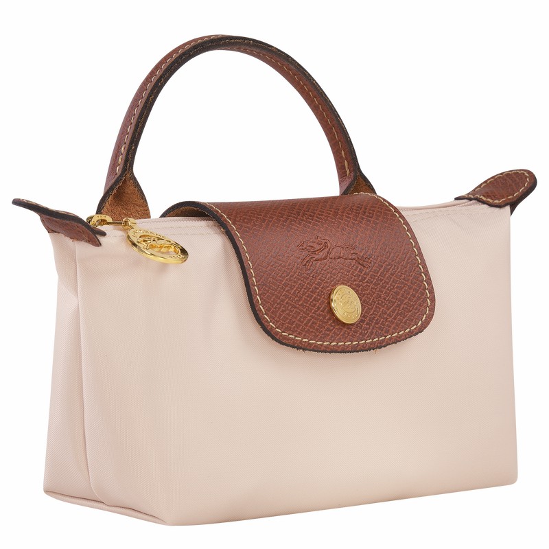 Pouches Longchamp Le Pliage Original Męskie Białe Polska | 34175089P71-