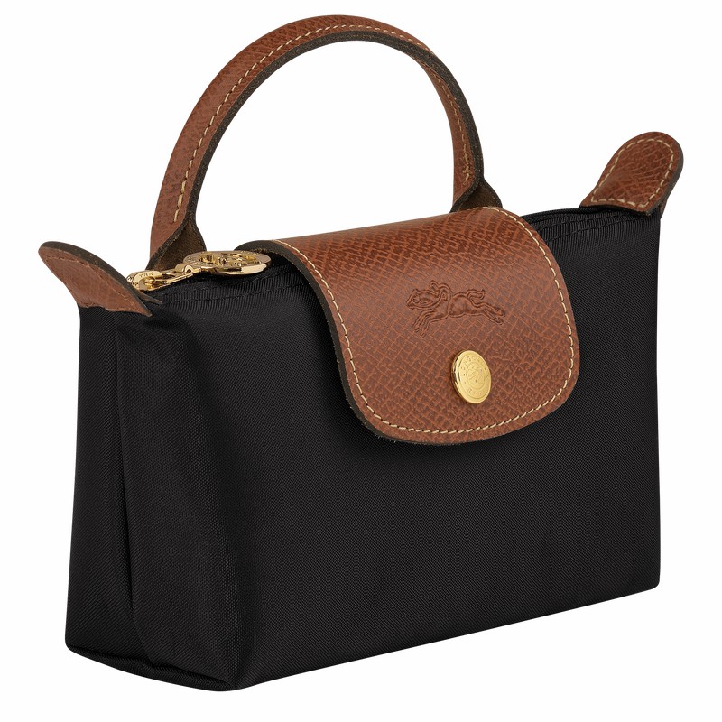 Pouches Longchamp Le Pliage Original Męskie Czarne Polska | 34175089001-