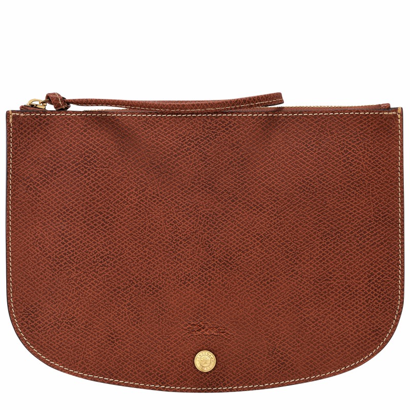 Pouches Longchamp ÉPURE Damskie Brązowe Polska | 10250HYZ035