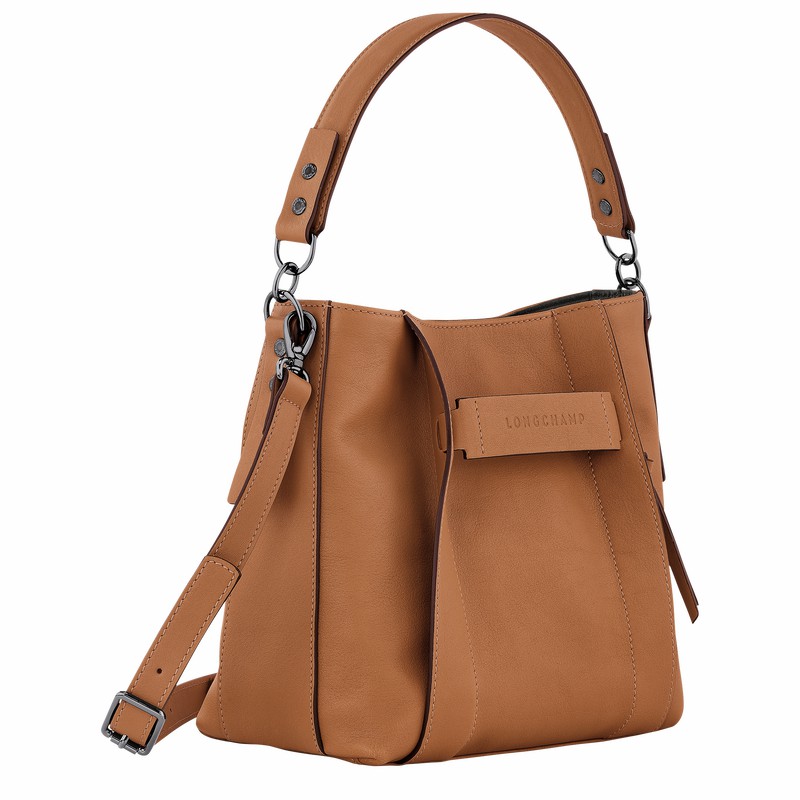 Torba Crossbody Longchamp 3D S Damskie Beżowe Polska | 10215HCV016