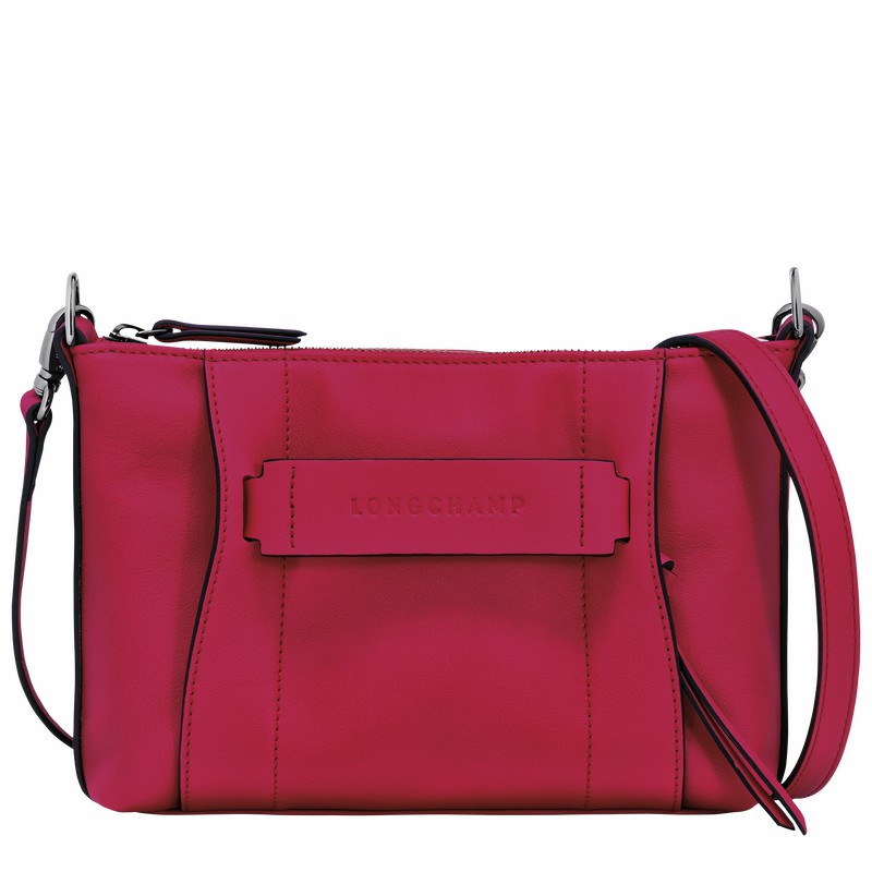 Torba Crossbody Longchamp 3D S Damskie Fuksja Polska | 10199HCVJ13