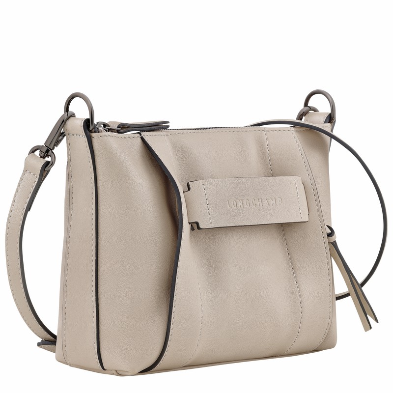 Torba Crossbody Longchamp 3D S Damskie Szare Polska | 10199HCV299