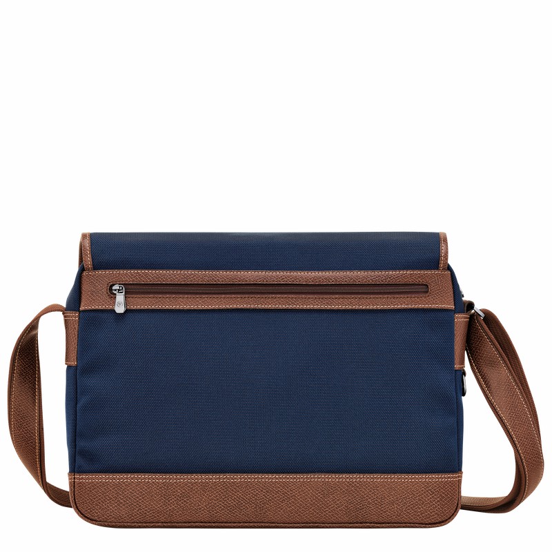 Torba Crossbody Longchamp Boxford L Męskie Niebieskie Polska | L2824080127