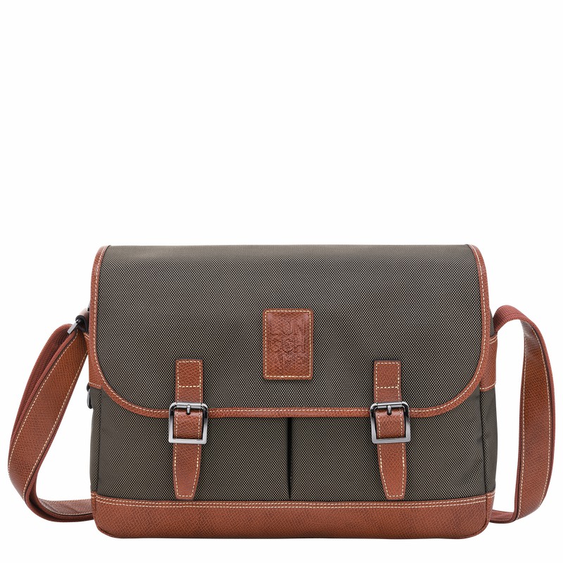 Torba Crossbody Longchamp Boxford L Męskie Brązowe Polska | L2824080042