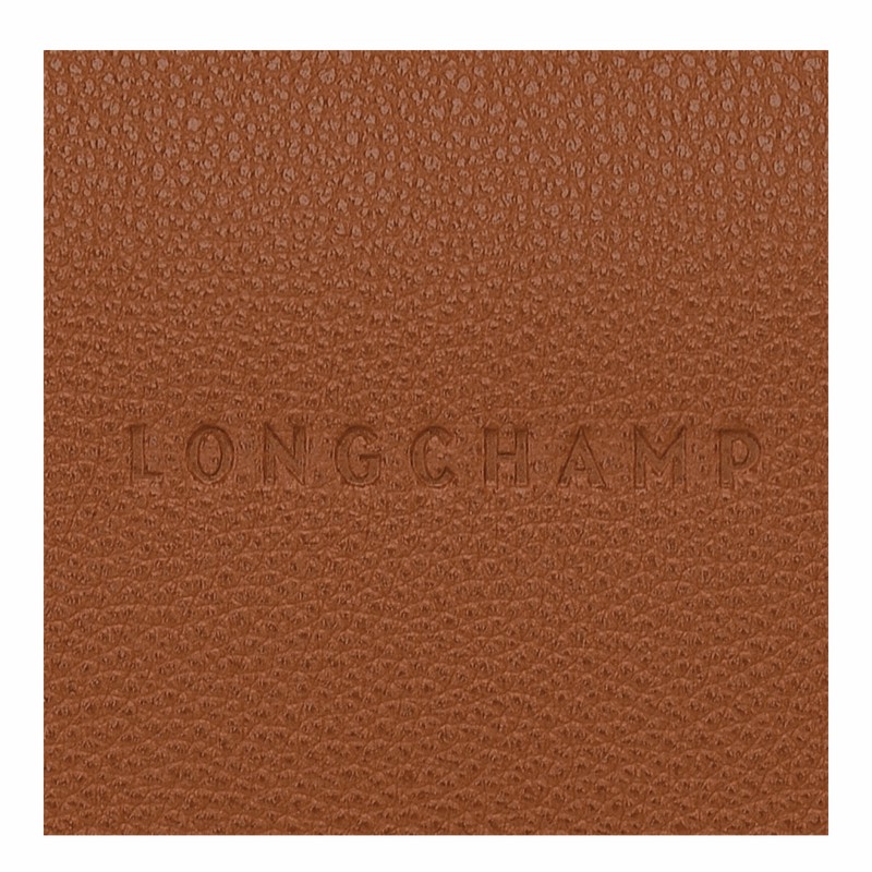 Torba Crossbody Longchamp Le FOULONNÉ M Damskie Caramel Polska | 10140021121