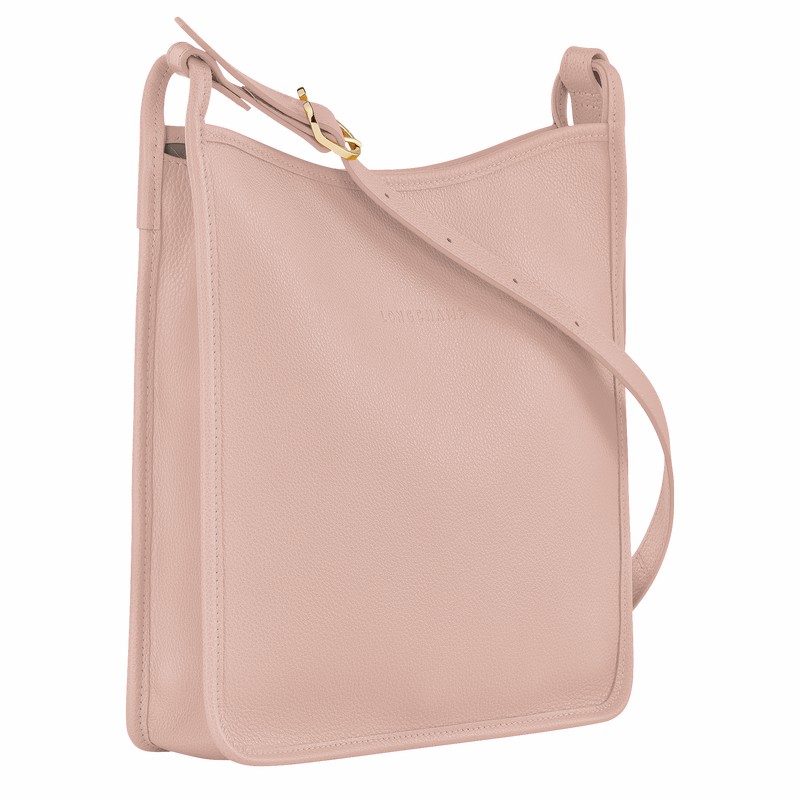 Torba Crossbody Longchamp Le FOULONNÉ M Damskie Beżowe Polska | 10140021542