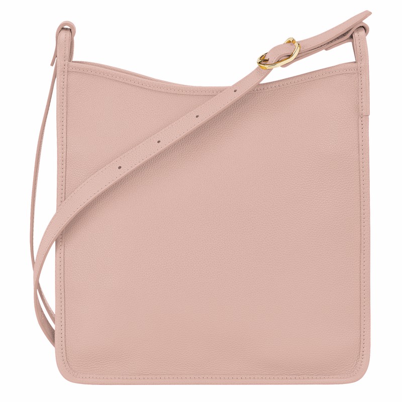 Torba Crossbody Longchamp Le FOULONNÉ M Damskie Beżowe Polska | 10140021542