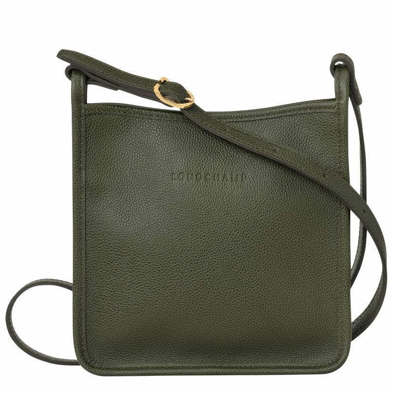 Torba Crossbody Longchamp Le FOULONNÉ S Damskie Khaki Polska | 10138021892