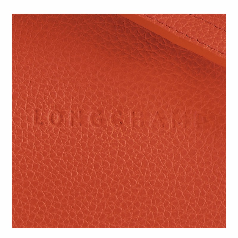 Torba Crossbody Longchamp Le FOULONNÉ S Damskie Pomarańczowe Polska | 10138021685