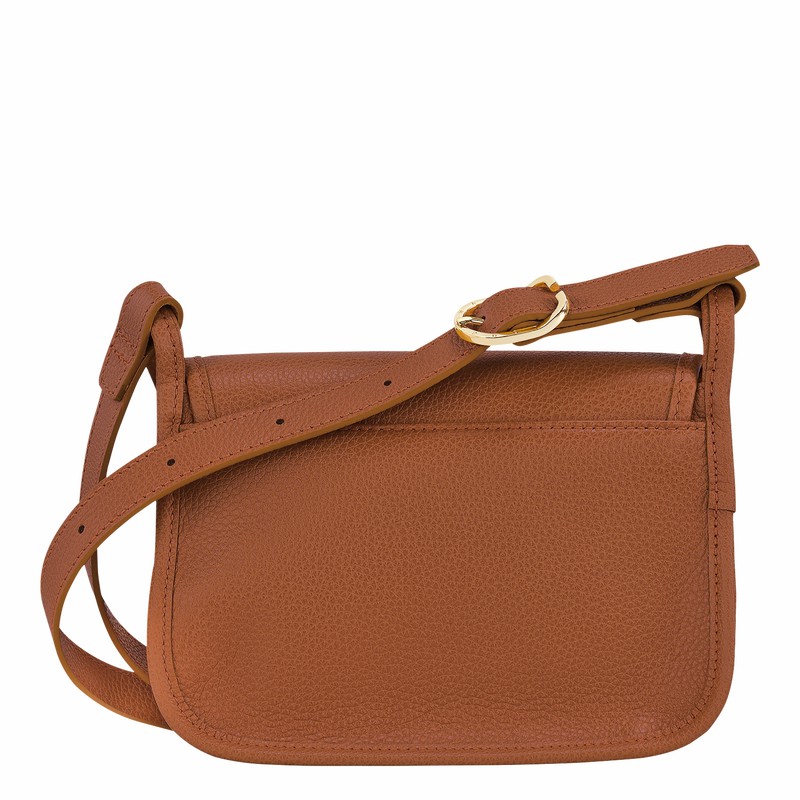 Torba Crossbody Longchamp Le FOULONNÉ S Damskie Caramel Polska | 10134021121