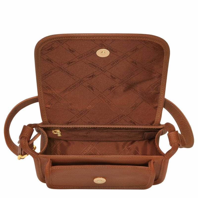 Torba Crossbody Longchamp Le FOULONNÉ S Damskie Caramel Polska | 10134021121