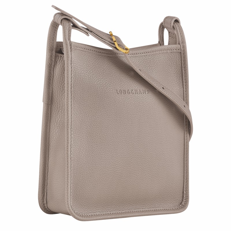 Torba Crossbody Longchamp Le FOULONNÉ S Damskie Szare Polska | 10138021P55