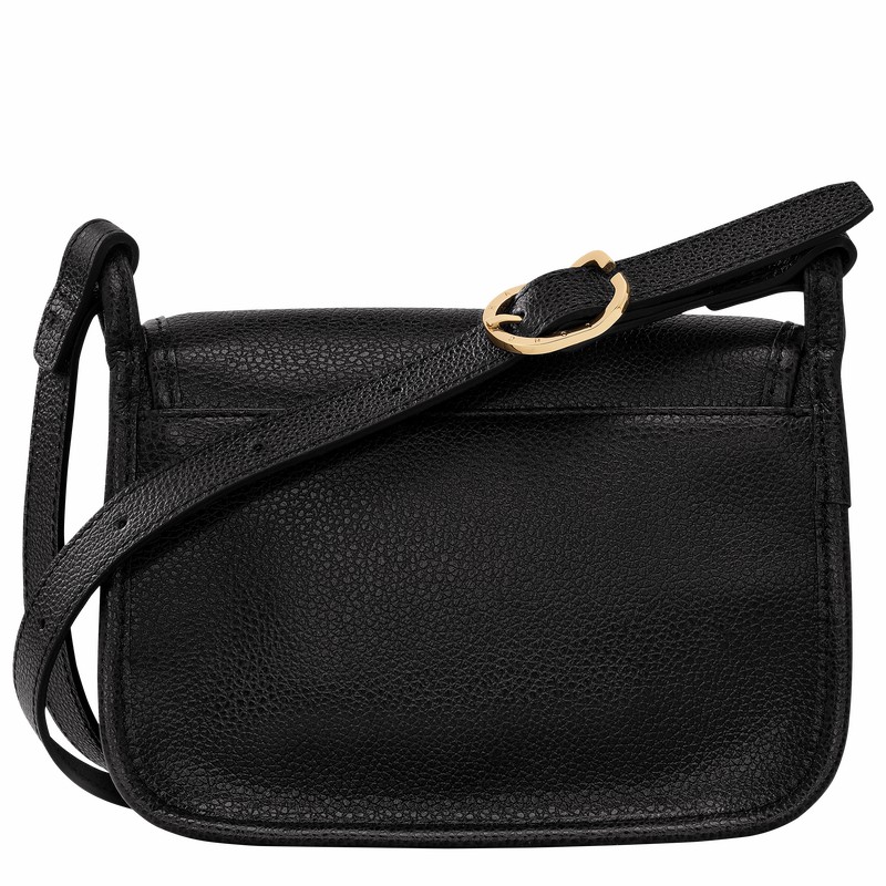 Torba Crossbody Longchamp Le FOULONNÉ S Damskie Czarne Polska | 10134021001