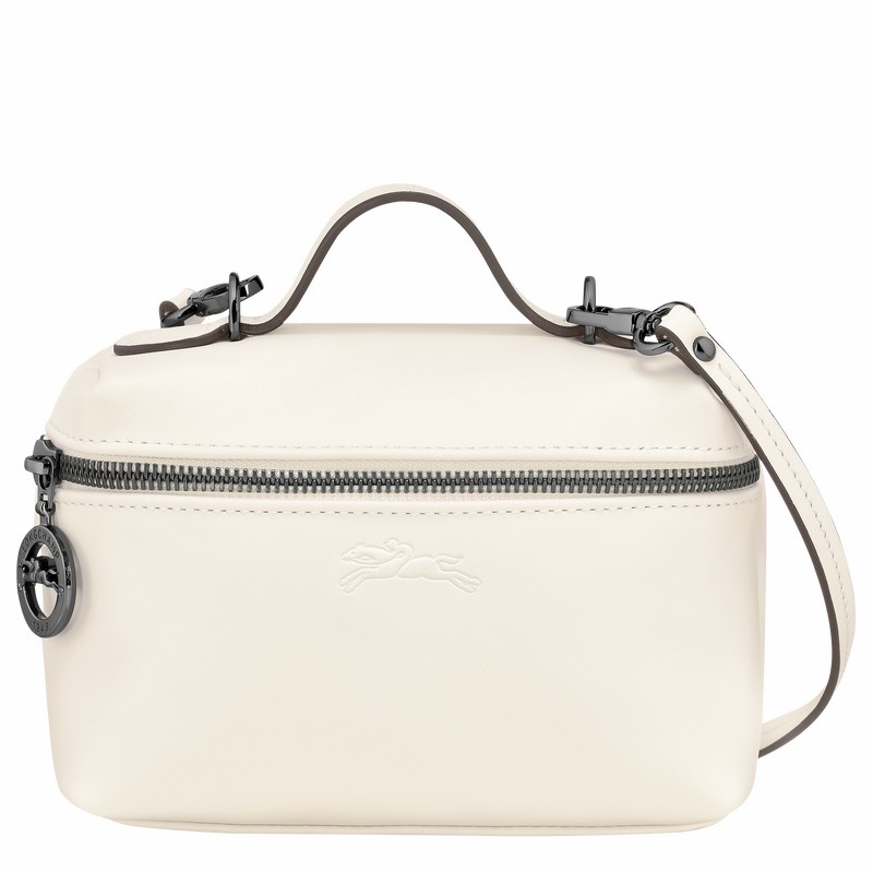 Torba Crossbody Longchamp Le Pliage Xtra XS Damskie Białe Polska | 10187987037