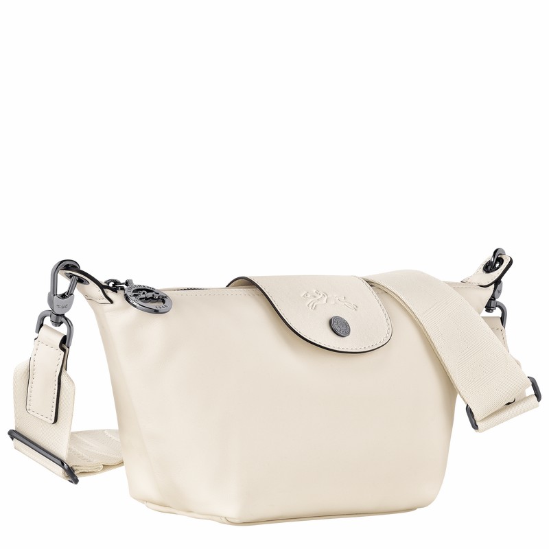 Torba Crossbody Longchamp Le Pliage Xtra XS Damskie Białe Polska | 10212987037